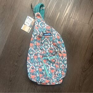 NWT Kavu Beach Paint Rope Sling Bag Backpack
